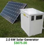 2 kW Solar Gen one Panel