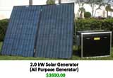 2 kW Solar Gen two panels